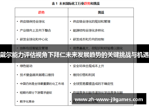 戴尔能力评估视角下拜仁未来发展趋势的关键挑战与机遇